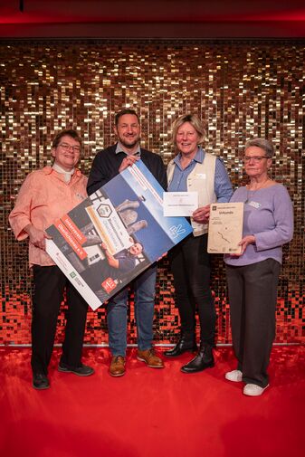 Bei der Preisverleihung zum Verein des Jahres