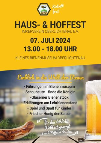 Haus und Hoffest am 24.07.2024 am Kleinen Bienenmuseum