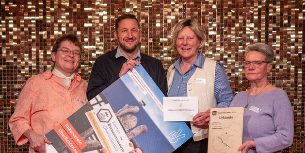 Bei der Preisverleihung zum Verein des Jahres