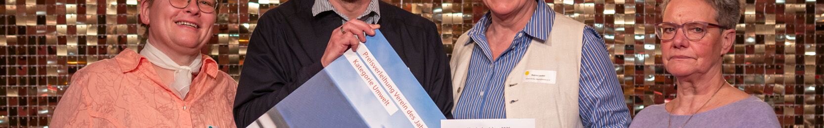 Bei der Preisverleihung zum Verein des Jahres