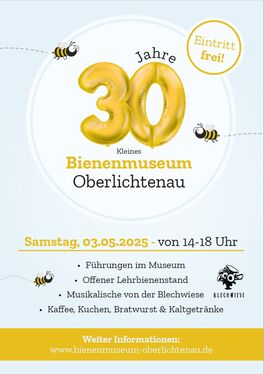 30 Jahre Kleines Bienenmuseum Oberlichtenau